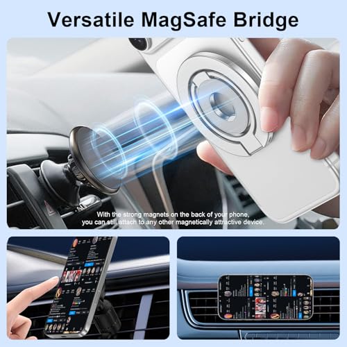 Magnetic Phone Grip Stand for iPhone Air (silver)