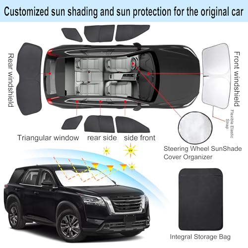 Window Shades for Nissan Pathfinder 2022 (Nissan Pathfinder 2022-2026)