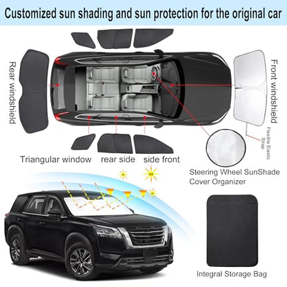 Window Shades for Nissan Pathfinder 2022 (Nissan Pathfinder 2022-2026)
