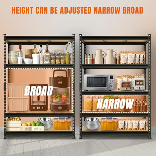 Storage Shelving Unit (72"Hx48"Wx24"D)