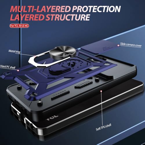 for TCL 50 LE 4G Phone Case (TCL 50 LE 4G（6.6"） / Gold)