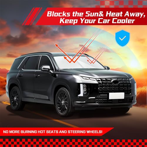 Windshield Sun Shade for Hyun (for Hyun-dai Palisade 2020-2026)