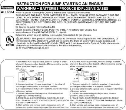 6 Gauge 16 Feet Jumper Cables (6 Gauge 16 feet (Standard))