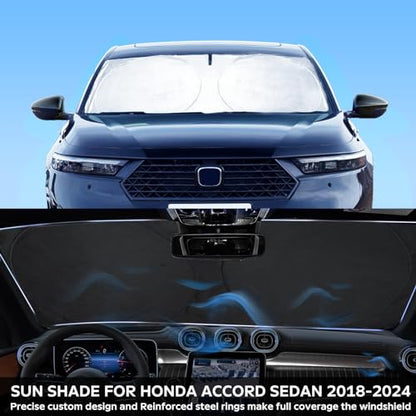 Windshield Sun Shade for Honda Accord 2018 (for Honda Accord 2021-2026)