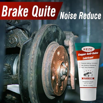 High Temp Copper Anti Seize Compound Spark Plug Antiseize Lubricant (4 Pack / Copper Antiseize Grease)