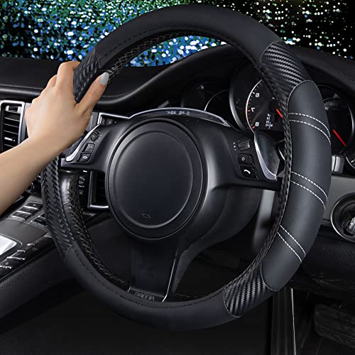 Line Rider Microfiber Leather Sporty 14.5 (Black＆Carbon Fiber / Standard[14.5"-15"])