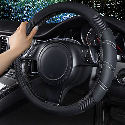 Line Rider Microfiber Leather Sporty 14.5 (Black＆Carbon Fiber / Standard[14.5"-15"])