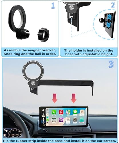 Car Phone Holder for 2026 Honda Passport (fit for 2026 Honda Passport/Pilot (12.3 Inch))