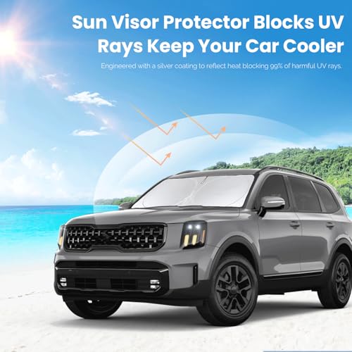 Windshield Sunshade for Kia Telluride 2020 (for Kia Telluride 20-25)