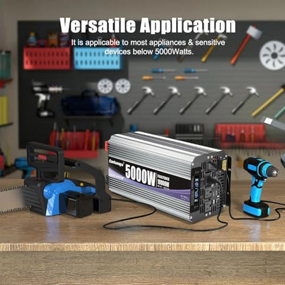 5000W Power Inverter 12V to 110V (Gray / 5000W-12V)