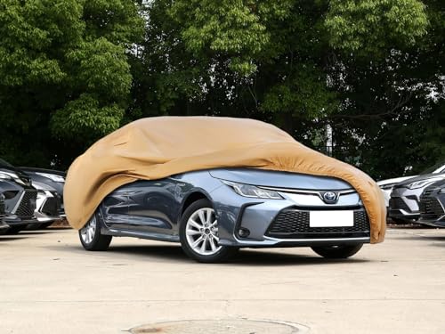 Heavy Duty Outdoor Car Cover Custom Fit for 2003 (Custom Fit Toyota Corolla / brown)