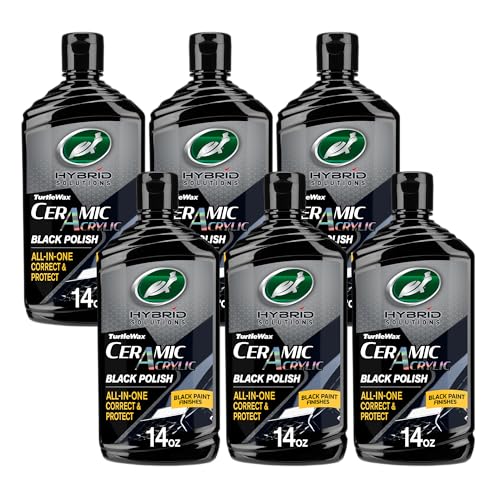 Hybrid Solutions Ceramic Black Car Polish & Wax (14 Fl Oz (Pack of 6))