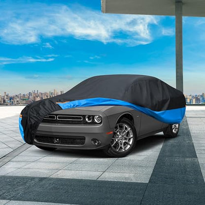 Car Cover Waterproof All Weather Outdoor Windproof Dustproof UV Protection Fit Coupe Buick Lesabre (0 Coupe Car Cover / C7-Fit Coupe/Cabrio-Length 218-227 inch)