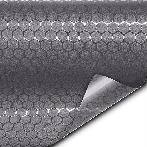 Honeycomb Matte Smoke Taillight Tint Bulk Vinyl Roll (3ft x 5ft)