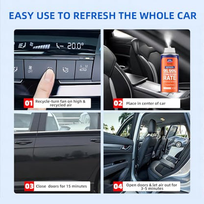 Glodway Whole Car Air Refresher Spray (6 Ounce (Pack of 3) / Red)