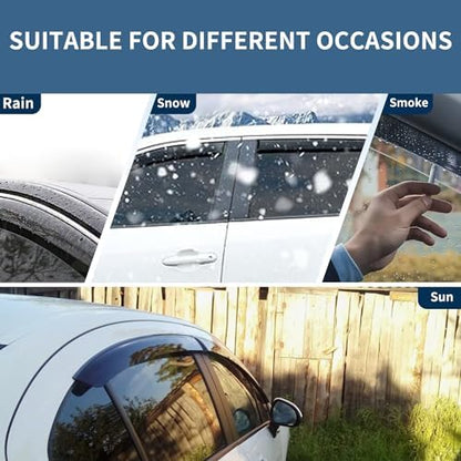 4PCS Rain Guards Fit for 2013 (For 2013-2018 RAV4)