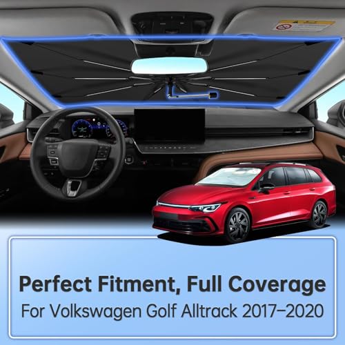 Windshield Sun Shade Umbrella for Volkswagen Golf Alltrack 2017 (for Volkswagen Golf Alltrack 2017-2020)