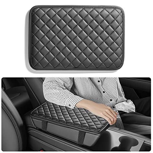 Car Armrest Covers (Classy Black / S - 12.0*8.1 inches)