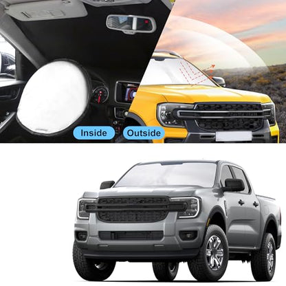 Sun Shade for Ford Ranger 2019 (Windshield Sunshade for Ford Ranger 2019-2026)