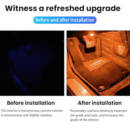 Car Interior LED Lights (Orange)