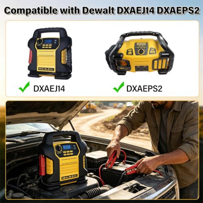 12V Car Charger for DEWALT DXAEJ14 DXAEPS2 1400 2800 Peak Amp Jump Starter