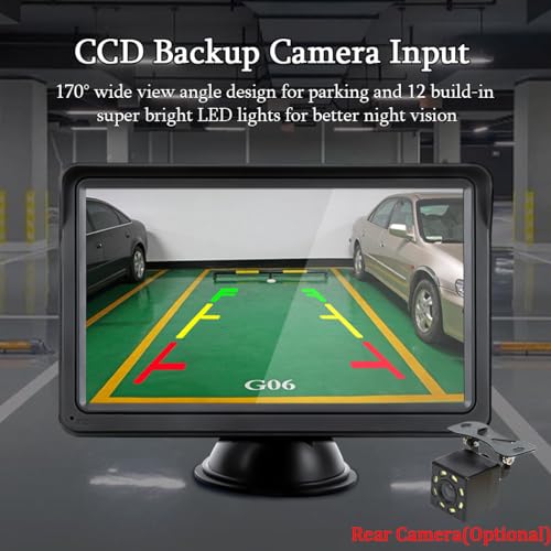 7" Portable Car Stereo Wireless CarPlay & Android Auto Screen for 2024 Latest Car Portable Touchscreen Display with Bluetooth