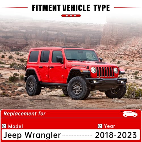 3 Pack Windshield Wiper Blades Replacement for Jeep Wrangler JL 2018 (16"/16"/12")