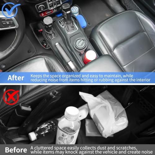 Center Console Organizer for Jeep Wrangler JL Gladiator JT 2018