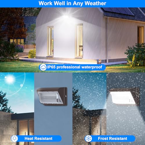120W LED Wall Pack Light for Yard (WITH photocell)