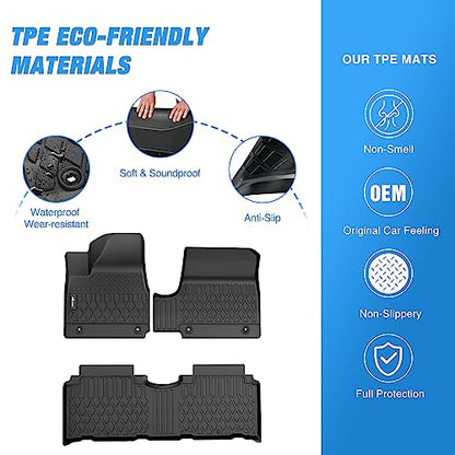 TPE Floor Mats for Hyundai IONIQ 5 SE Standard Range SE SEL (2022-2025 Hyundai IONIQ 5)