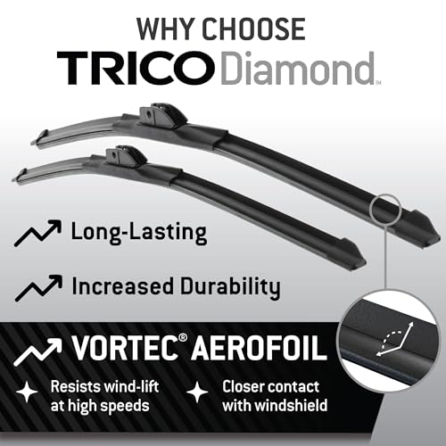 Diamond 17" + 17" Super Premium Automotive Replacement Windshield Wiper Blades (17" + 17" Pair Pack / Ultimate)