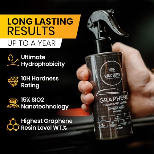 Graphene Ceramic Spray Coating for Cars (9 Fl Oz (Pack of 1))