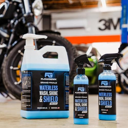 Grand Finale Waterless Car Wash Spray 8 oz (Waterless Car Wash Spray (3-Pack))