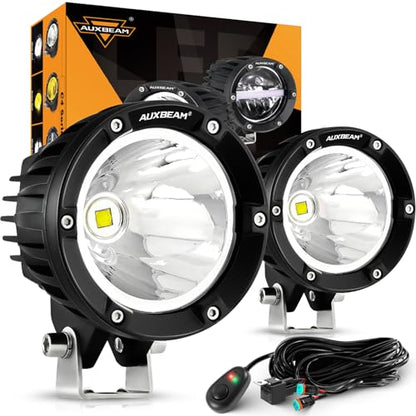 C4 Series 4 Inch Round LED Pod Lights 72W Offroad Spot Light Bar (C4 Series White LED Pods)