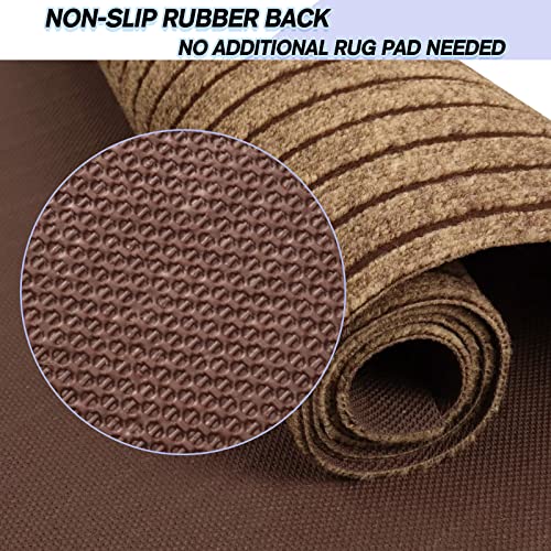 Custom Size Backed Non (Brown Strip / 3FT*71FT)