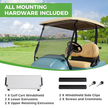 Golf Cart Windshield for Club Car Precedent (Clear)