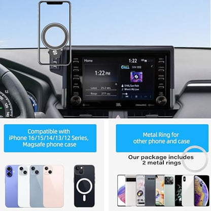Car Phone Holder for 2019 (fit for 2019-2025 Toyota RAV4 (7/8 Inch Screen))