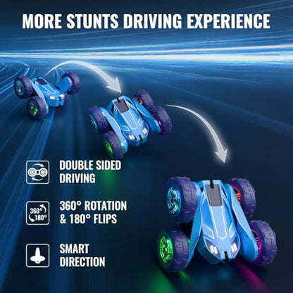 Fast Direct Charging Remote Control Car with LED (Blue)