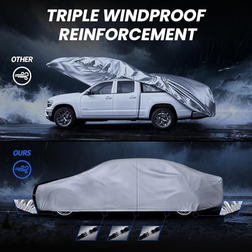 Multi Layer Car Cover Custom Fit for Pontiac Firebird (W.Custom Fit Honda Odyssey / White Car Cover)