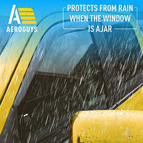 Extra Durable Window Deflectors in (For Dodge RAM 09-18 Crew Cab)