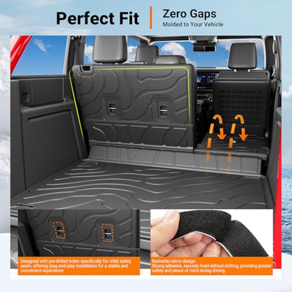 4 Door Floor Mats Set Compatible with 2021