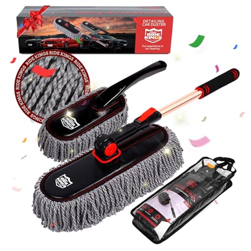 Car Duster Exterior with Extendable Handle (Gray)