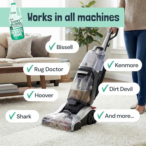 Carpet Cleaner Shampoo Solution for Machines (32 Fl Oz (Pack of 1))