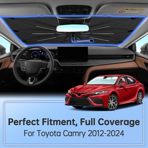 Windshield Sun Shade Umbrella for Toyota Camry 2018 (for Toyota Camry 2018-2027)