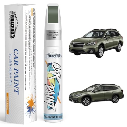 K4X Wilderness Green Metallic Touch Up Paint for Subaru (For subaru / Wilderness Green Metallic(K4X) compatible with Outback)