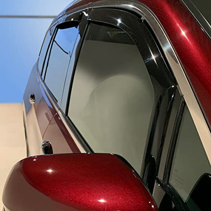in Channel Extra Durable Rain Guards for Honda Pilot 2016 (For Pilot 16-22)