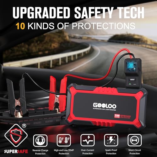 GP2000 Jump Starter (Red)