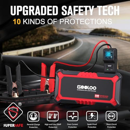 GP2000 Jump Starter (Red)