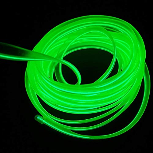 El Wire Neon Light Interior Car Light (Fluorescent green / 5m)