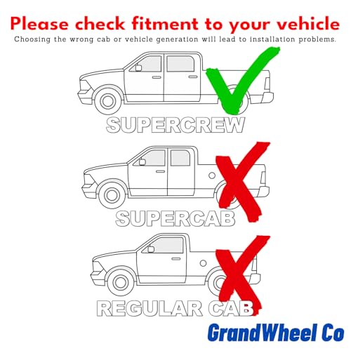 Window Deflectors Smoke Tinted in (For F150 21-26 SuperCrew)